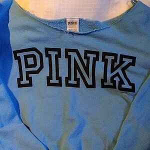 PINK Victoria's Secret Blue Sweatshirt